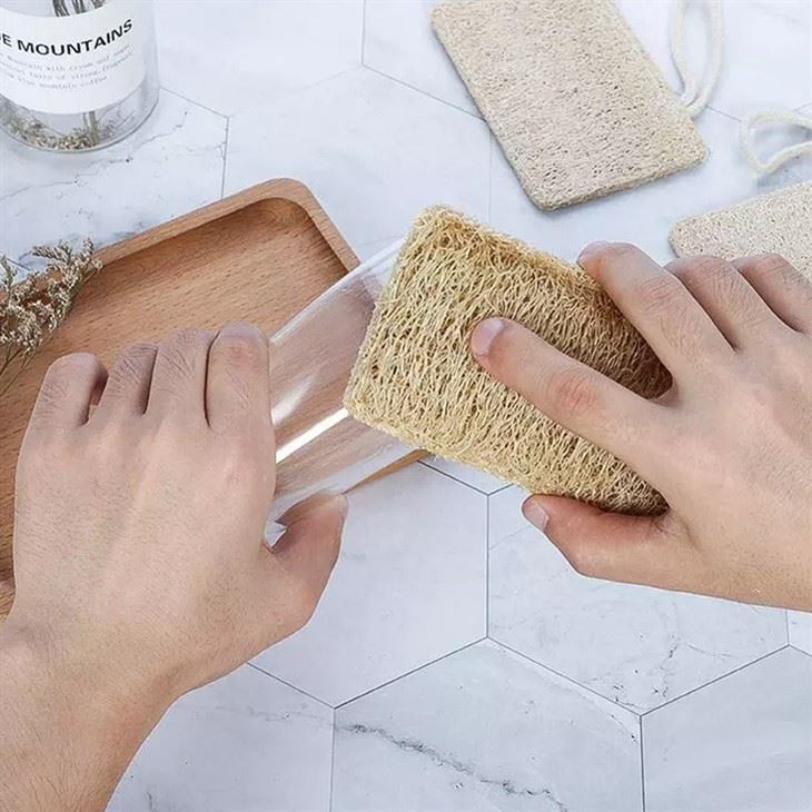 Biodegradable Kitchen Dish Loofah Pad
